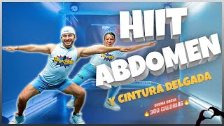 HIIT ABDOMEN PLANO EN 30 Min  Abdomen delgado Cintura pequeña [upl. by Rissa917]