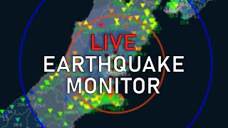 Live Earthquake Monitoring on GlobalQuake [upl. by Anolahs]