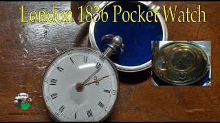 Restoration of a 1836 London Fusee Pocket Watch [upl. by Divine]