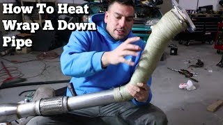 Subaru NAT Part 6 How To Heat Wrap a Downpipe on a Subaru [upl. by Charron]