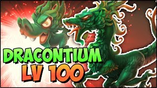 DRACONTIUM LV 100 COMBATES PVP  Monster Legends Review [upl. by Goldfinch]