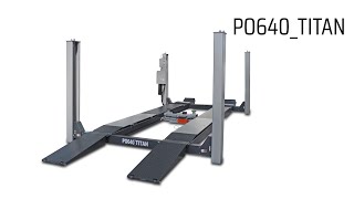 Podnośnik 4kolumnowy Nortec PO640TITAN [upl. by Filiano]