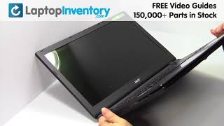 Acer Aspire ES1 Touchpad Replacement Palmrest Repair Guide Install Laptop E5 F5 V3 P257 [upl. by Anayeek]