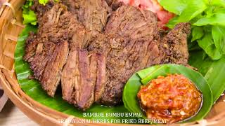 Bamboe Traditional Herbs BeefMeat  Empal Daging [upl. by Anaek]