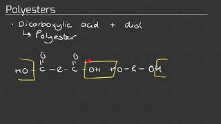 Polymers  ALevel Chemistry  3312 [upl. by Aisena]