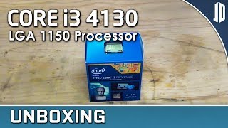 Intel CORE i3 4130 LGA 1150 Dual Core CPU Unboxing  Overview [upl. by Greff]