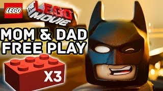 Mom amp Dad Play Lego Movie Free Play FAIL  3 Red Bricks amp a Pair of Pants Flatbush Gulch [upl. by Sonni]