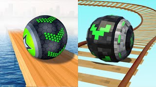 Going Balls  New Levels Opponents Race Vs Super Rolling Ball Balance Speedrun Gameplay [upl. by Ellenahs]