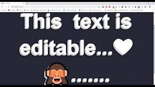 Editable text effect in HTML CSS  How to create Editable Text effect in html  3D Text in HTML CSS [upl. by Hu]