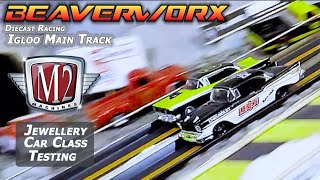 Diecast Racing Action Igloo Main Track Testing M2 Machines [upl. by Miof Mela316]