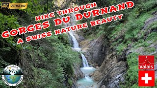 Les Gorges du Durnand  Explore the nature beauty of Valais Switzerland [upl. by Werby]