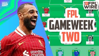 FPL Gameweek 2 Pod  The FPL Wire  Fantasy Premier League Tips 202425 [upl. by Adnala]