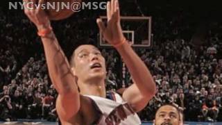 A new Jeremy Lin  career high 25 points NJN vs NYK  MSG [upl. by Eleanora]