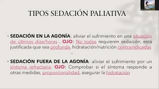 Sedación paliativa en pacientes oncológicos [upl. by Dittman]