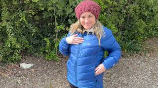 LL Bean Petite Womens Ultralight 850 Down Jacket in Blue [upl. by Ariane]