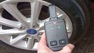 Foxwell PTS1000 TPMS Tool  Walkthrough and usage on 2014 Ford [upl. by Arabeila]