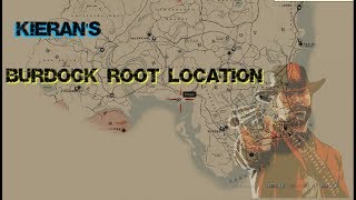 Red Dead Redemption 2  Kierans Burdock Root Location [upl. by Adnahc696]