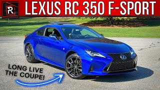 The 2024 Lexus RC 350 FSport Is An Endangered V6 Powered Sport Luxury Coupe [upl. by Quita]