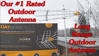 Televes DATBOSS LR Mix HiVHF UHF Long Range Antenna  REVIEW [upl. by Nimajnab955]