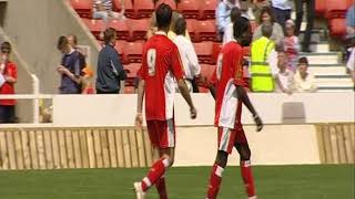 Gregoire Akcelrod Goal with Swindon Town 29072007 [upl. by Jarin]