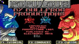 Populous gameplay PC Game 1989 [upl. by Suriaj]