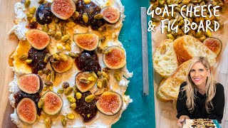 How to Make the Viral Goat Cheese amp Fig Board [upl. by Nolur]