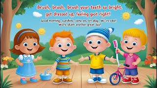 quotGood Morning Sunshine Song For KidsFun Learning for kidsquot [upl. by Htesil760]