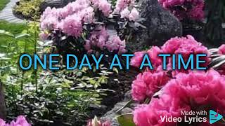 ONE DAY AT A TIME Meriam Bellina with lyrics [upl. by Adiarf591]