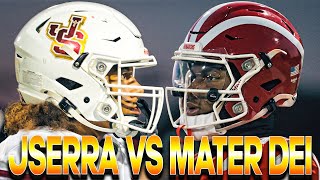 JSerra vs 1 Mater Dei ‼️  Monarchs Walk Into The Lions Den 😤  Trinity League Matchup 🔥 [upl. by Gilder102]