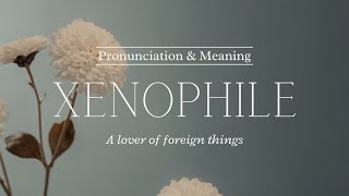 How to Pronounce Xenophile  Pronunciation amp Meaning British English [upl. by Resor737]