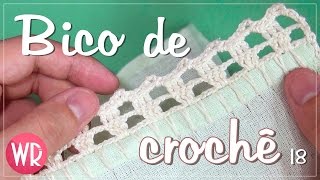 ✨Bico de crochê fácil bonito e delicado para iniciantes 18  curso de crochê completo [upl. by Garris]