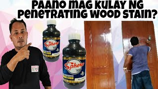 Paano mag adjust ng kulay gamit ang penetrating wood stainVarnishingBest varnish amp paints [upl. by Iphlgenia]