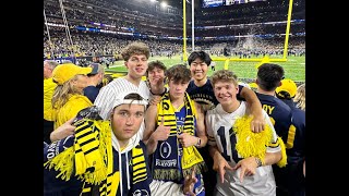 We drove 20 hours to the National Championship Game  UMich Vlog 5 [upl. by Cis]