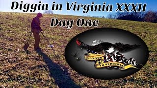 Metal Detecting Diggin in Virginia 32  Civil War Relic Hunt  Day One [upl. by Cassius]