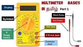 Multimeter basics part 1 in Tamil Multimeter [upl. by Fosdick]