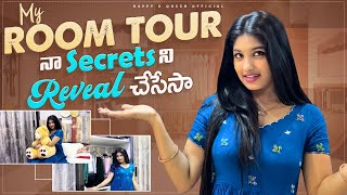 MY ROOM TOUR🤩Ela untadhi ani avaru expect cheyyaru 🤣 Na secrets ni reveal chesaru🙈happy queen [upl. by Thier]