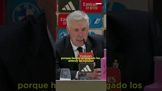 🔥 quotEn aquel partido no competimos y hoy el resultado pesa mucho por arriesgarquot Ancelotti shorts [upl. by Xanthe]