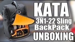 Kata 3N122 Sling DSLR Backpack Unboxing [upl. by Lleunamme]