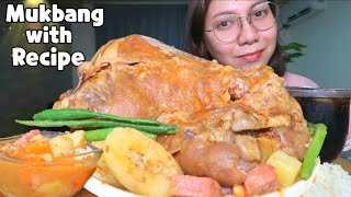 POCHERO PATA NG BABOY  Mukbang Philippines [upl. by Horowitz514]