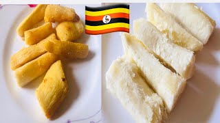 Boiled cassava versus Deep fried cassava thepearlofafrica [upl. by Horten]