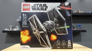 LEGO Star Wars Tie Fighter Review 75300 [upl. by Bibbye]