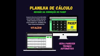 PLANILHA REVISÃO DO PASEP  VERSÃO 30 [upl. by Hayton]