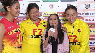 Match MVPs Majoy Baron and Cha CruzBehag  PSL AllFilipino Conference 2018 [upl. by Chernow]