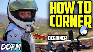 Motorcycle Cornering For Beginner Motorcycle Riders  Nikkis Adventures Ep 9 [upl. by Aneeles]