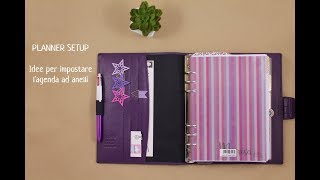 Idee per organizzare lagenda ad anelli  Planner setup 2018 [upl. by Higgins]