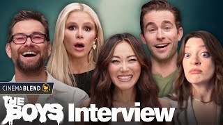 The Boys Season 4 Interviews With Antony Starr Chace Crawford Karen Fukuhara And More [upl. by Massab]