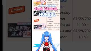 Kapan Banner Fest Global Muncul  Blue Archive bluearchiveglobal vtuber bluearchive shorts [upl. by Spracklen]