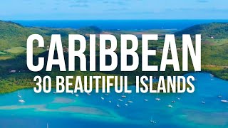 30 Most Beautiful Caribbean Islands [upl. by Botsford]