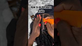 ✨️How to do borabora braids bts viralshorts youtube youtubeshorts explore asmr fyp trending [upl. by Ydak13]