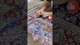 Shaving Rugs  🤯🤯 smartwork workers shorts satisfying [upl. by Aikemat332]